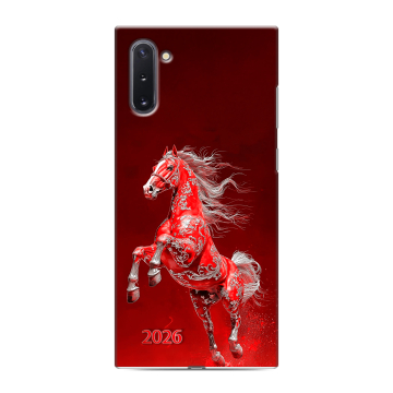 Силиконовый чехол на Samsung Galaxy Note 10 с принтом Новый год