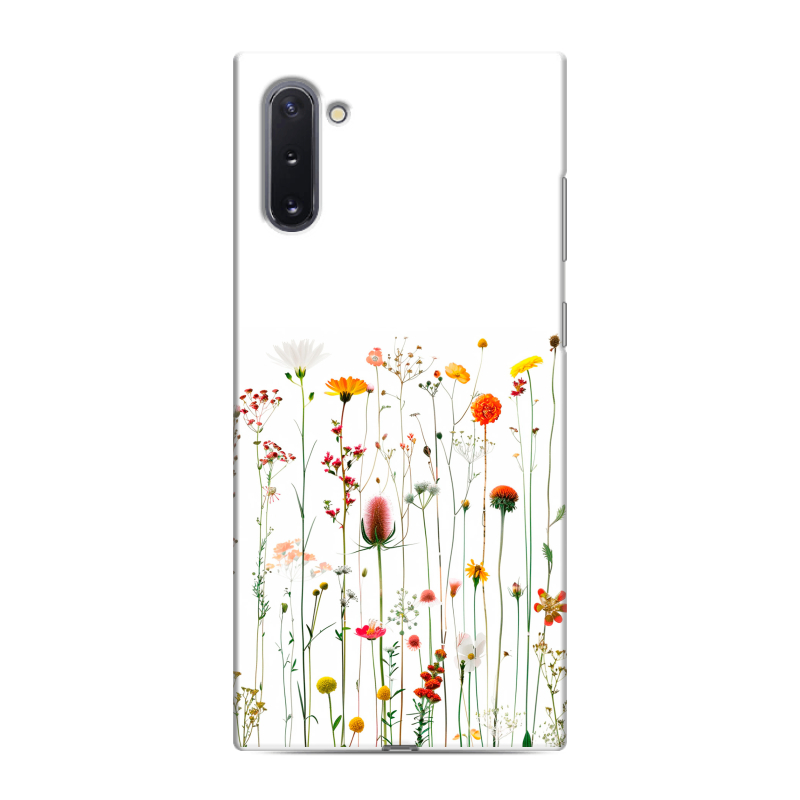 Силиконовый чехол на Samsung Galaxy Note 10 с принтом цветы Силиконовый чехол на Samsung Galaxy Note 10 с принтом цветы