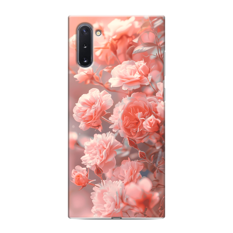 Силиконовый чехол на Samsung Galaxy Note 10 с принтом Розы цветы Силиконовый чехол на Samsung Galaxy Note 10 с принтом Розы цветы