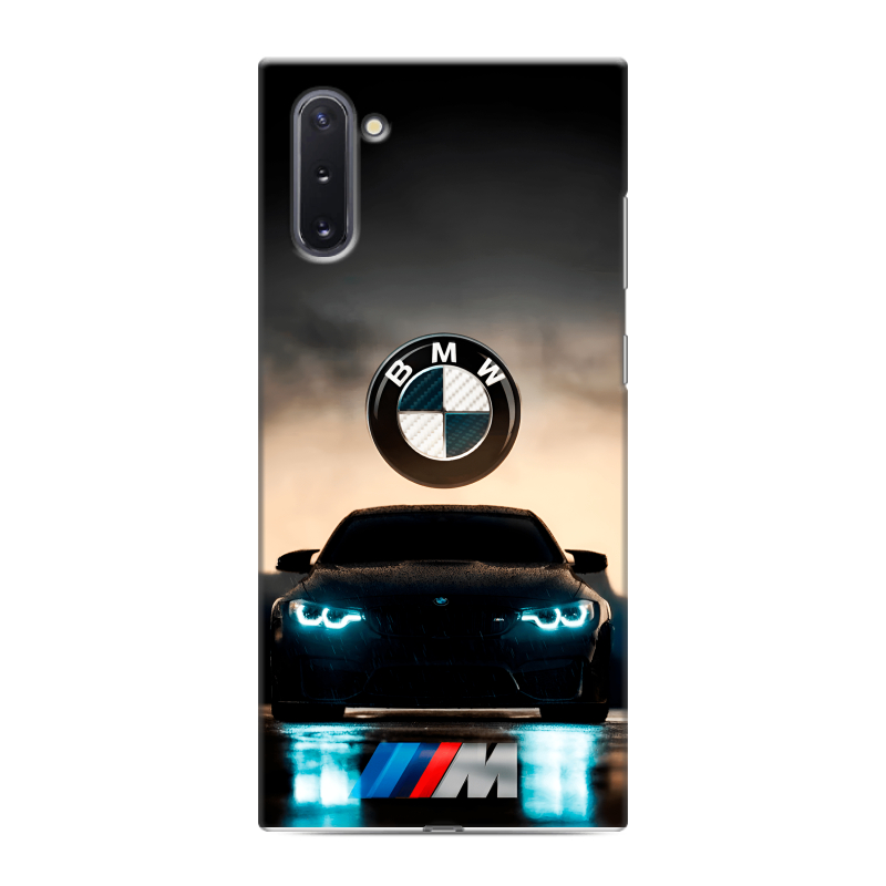 Силиконовый противоударный чехол на Samsung Galaxy Note 10 с принтом БМВ BMW Силиконовый противоударный чехол на Samsung Galaxy Note 10 с принтом БМВ BMW