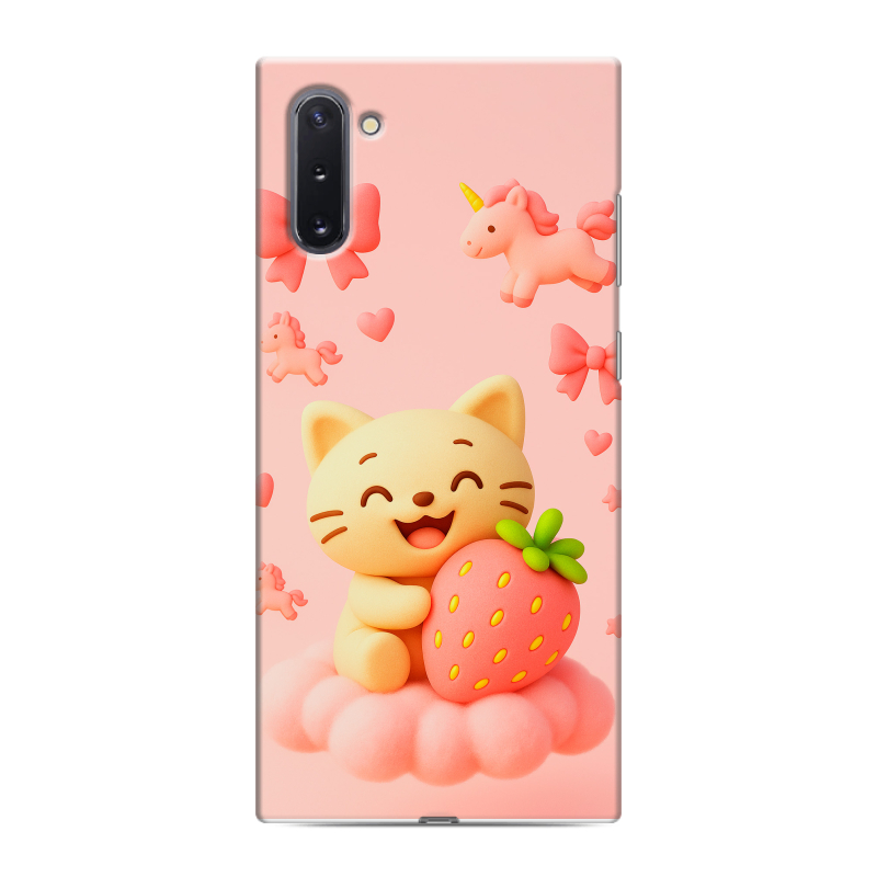 Силиконовый противоударный чехол на Samsung Galaxy Note 10 с принтом для девочек Силиконовый противоударный чехол на Samsung Galaxy Note 10 с принтом для девочек