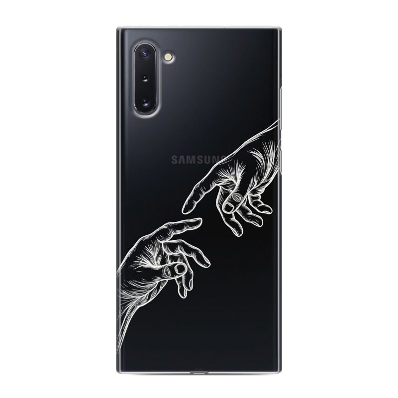 Силиконовый чехол на Samsung Galaxy Note 10 с принтом Сотворение мира Силиконовый чехол на Samsung Galaxy Note 10 с принтом Сотворение мира