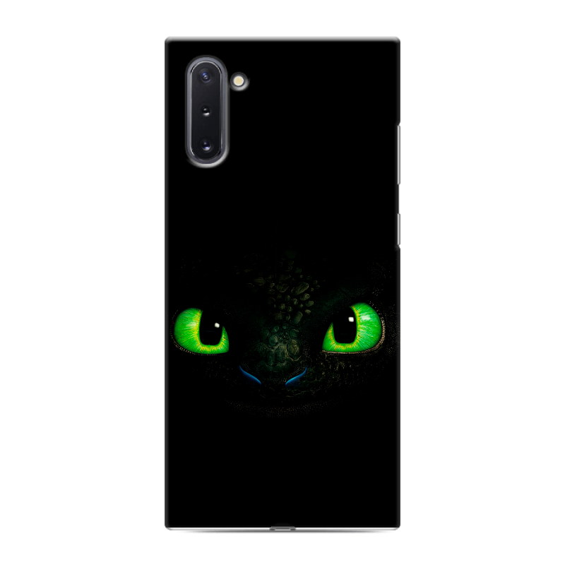Силиконовый противоударный чехол на Samsung Galaxy Note 10 с принтом Как приручить дракона Силиконовый противоударный чехол на Samsung Galaxy Note 10 с принтом Как приручить дракона