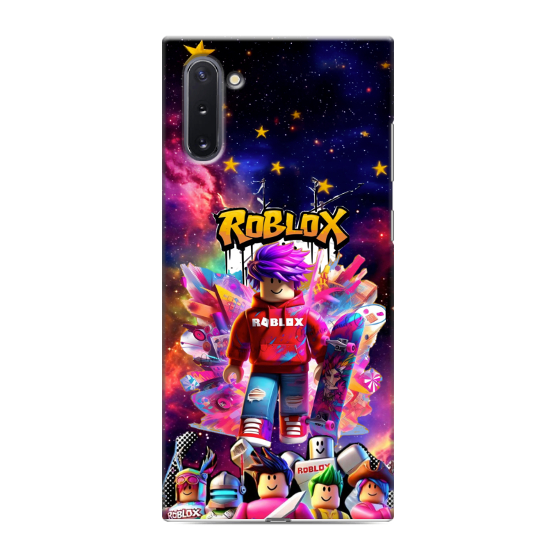 Силиконовый чехол на Samsung Galaxy Note 10 с принтом Roblox Роблокс Силиконовый чехол на Samsung Galaxy Note 10 с принтом Roblox Роблокс
