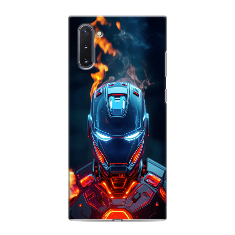 Силиконовый чехол на Samsung Galaxy Note 10 с принтом IronMan Железный человек Силиконовый чехол на Samsung Galaxy Note 10 с принтом IronMan Железный человек