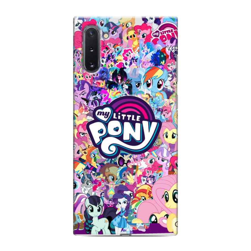 Силиконовый чехол на Samsung Galaxy Note 10 с принтом My little pony Дружба чудо Силиконовый чехол на Samsung Galaxy Note 10 с принтом My little pony Дружба чудо