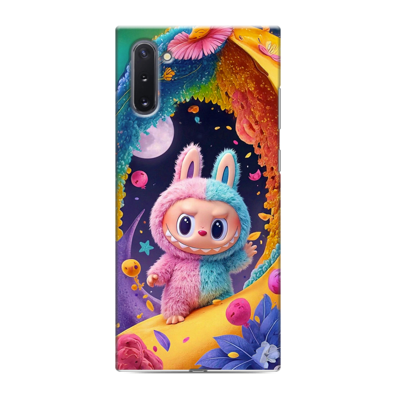 Силиконовый противоударный чехол на Samsung Galaxy Note 10 с принтом Labubu Лабубу Силиконовый противоударный чехол на Samsung Galaxy Note 10 с принтом Labubu Лабубу