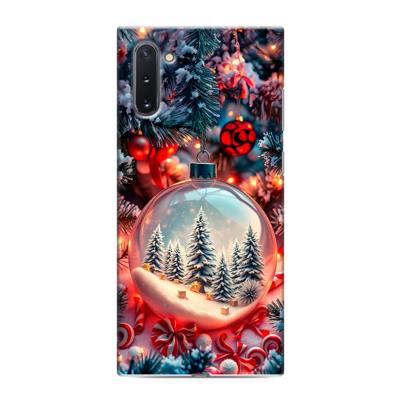 Силиконовый чехол на Samsung Galaxy Note 10 с принтом Новый год Силиконовый чехол на Samsung Galaxy Note 10 с принтом Новый год