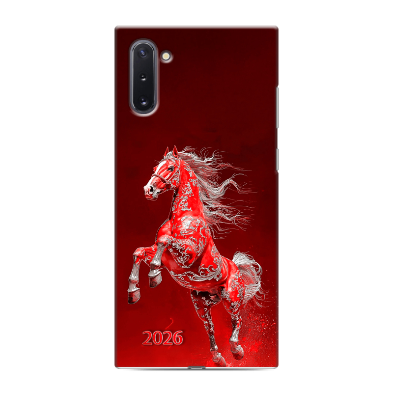 Силиконовый чехол на Samsung Galaxy Note 10 с принтом Новый год Силиконовый чехол на Samsung Galaxy Note 10 с принтом Новый год