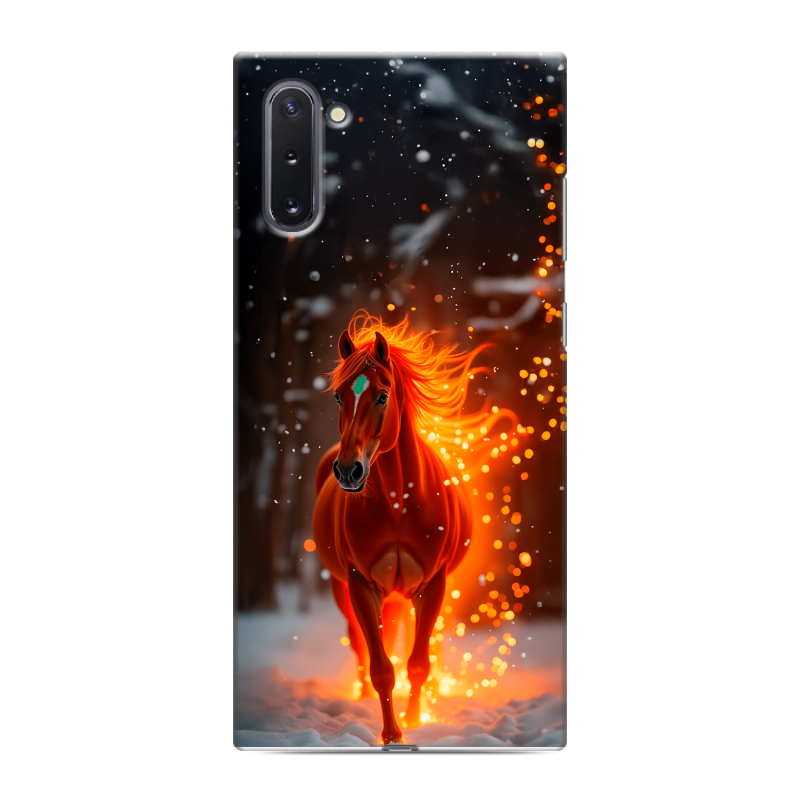 Силиконовый чехол на Samsung Galaxy Note 10 с принтом Новый год Силиконовый чехол на Samsung Galaxy Note 10 с принтом Новый год