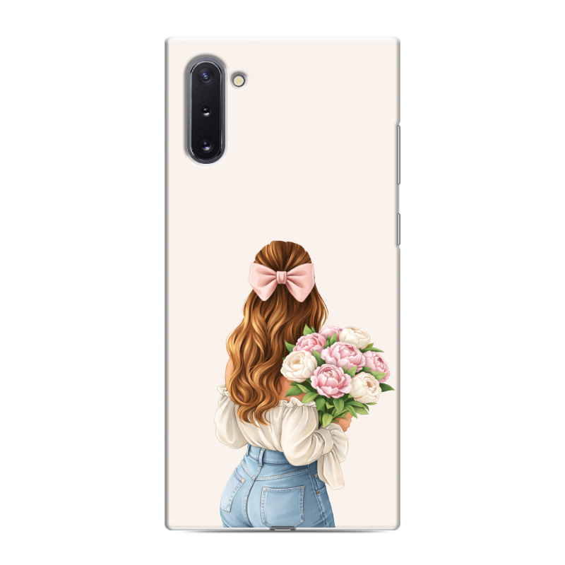 Силиконовый чехол на Samsung Galaxy Note 10 с принтом женский Силиконовый чехол на Samsung Galaxy Note 10 с принтом женский