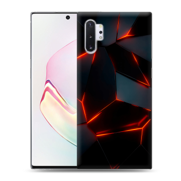 Силиконовый чехол на Samsung Galaxy Note 10 Plus с принтом Яркие абстракции Силиконовый чехол на Samsung Galaxy Note 10 Plus с принтом Яркие абстракции
