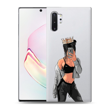 Силиконовый чехол на Samsung Galaxy Note 10 Plus с принтом Женские принты Силиконовый чехол на Samsung Galaxy Note 10 Plus с принтом Женские принты