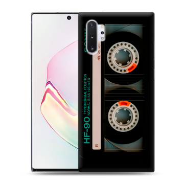 Силиконовый чехол на Samsung Galaxy Note 10 Plus с принтом Кассета Силиконовый чехол на Samsung Galaxy Note 10 Plus с принтом Кассета