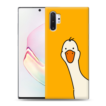 Силиконовый чехол на Samsung Galaxy Note 10 Plus с принтом Утка