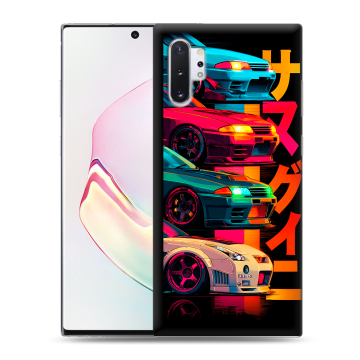 Силиконовый чехол на Samsung Galaxy Note 10 Plus с принтом Гоночные машины