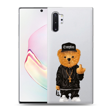 Силиконовый чехол на Samsung Galaxy Note 10 Plus с принтом Плюшевый медведь Силиконовый чехол на Samsung Galaxy Note 10 Plus с принтом Плюшевый медведь