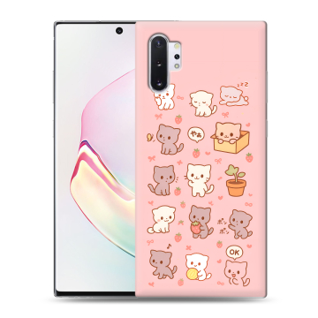 Силиконовый чехол на Samsung Galaxy Note 10 Plus с принтом Hello Kitty Хелоу Кити