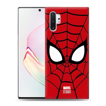 Силиконовый чехол на Samsung Galaxy Note 10 Plus с принтом человек паук spiderman