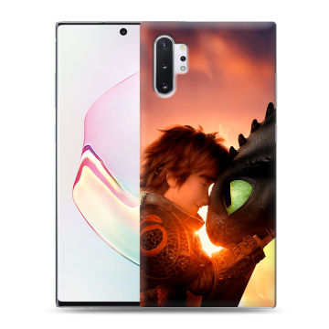 Силиконовый чехол на Samsung Galaxy Note 10 Plus с принтом Как приручить дракона