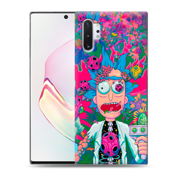 Силиконовый чехол на Samsung Galaxy Note 10 Plus с принтом Рик и Морти Rick Morty Силиконовый чехол на Samsung Galaxy Note 10 Plus с принтом Рик и Морти Rick Morty