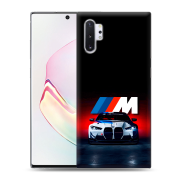 Силиконовый чехол на Samsung Galaxy Note 10 Plus с принтом БМВ BMW