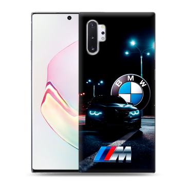 Силиконовый чехол на Samsung Galaxy Note 10 Plus с принтом БМВ BMW