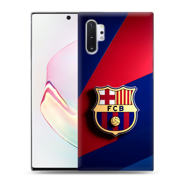 Силиконовый чехол на Samsung Galaxy Note 10 Plus с принтом Барселона Barcelona