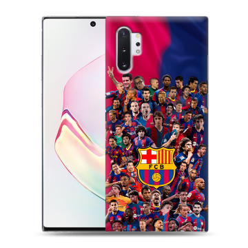 Силиконовый чехол на Samsung Galaxy Note 10 Plus с принтом Барселона Barcelona Силиконовый чехол на Samsung Galaxy Note 10 Plus с принтом Барселона Barcelona