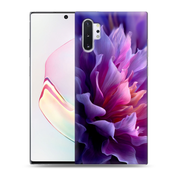 Силиконовый чехол на Samsung Galaxy Note 10 Plus с принтом женский цветы Силиконовый чехол на Samsung Galaxy Note 10 Plus с принтом женский цветы