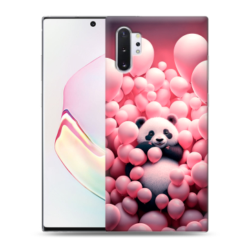 Силиконовый чехол на Samsung Galaxy Note 10 Plus с принтом Панда