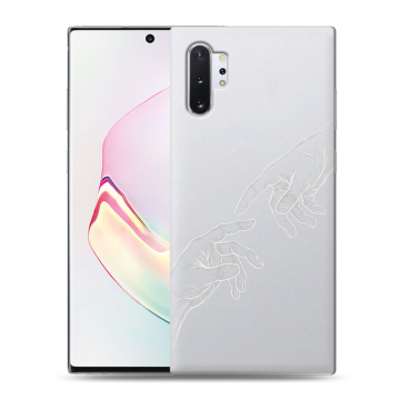 Силиконовый чехол на Samsung Galaxy Note 10 Plus с принтом Сотворение мира Силиконовый чехол на Samsung Galaxy Note 10 Plus с принтом Сотворение мира