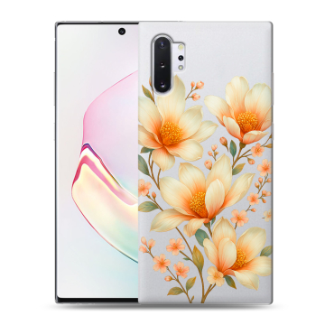 Силиконовый чехол на Samsung Galaxy Note 10 Plus с принтом Цветы Силиконовый чехол на Samsung Galaxy Note 10 Plus с принтом Цветы
