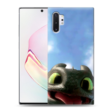 Силиконовый чехол на Samsung Galaxy Note 10 Plus с принтом Как приручить дракона Силиконовый чехол на Samsung Galaxy Note 10 Plus с принтом Как приручить дракона