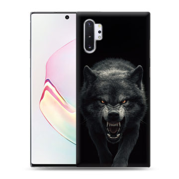 Силиконовый чехол на Samsung Galaxy Note 10 Plus с принтом Волк Силиконовый чехол на Samsung Galaxy Note 10 Plus с принтом Волк