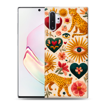 Силиконовый чехол на Samsung Galaxy Note 10 Plus с принтом Модный принт Силиконовый чехол на Samsung Galaxy Note 10 Plus с принтом Модный принт