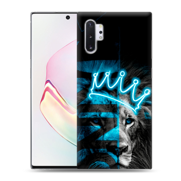 Силиконовый чехол на Samsung Galaxy Note 10 Plus с принтом Король лев Силиконовый чехол на Samsung Galaxy Note 10 Plus с принтом Король лев