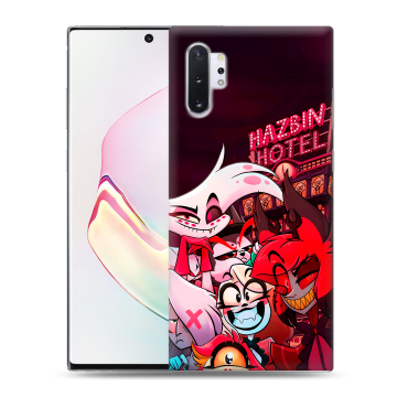Силиконовый чехол на Samsung Galaxy Note 10 Plus с принтом Hazbin Hotel Отель Хазбин Силиконовый чехол на Samsung Galaxy Note 10 Plus с принтом Hazbin Hotel Отель Хазбин