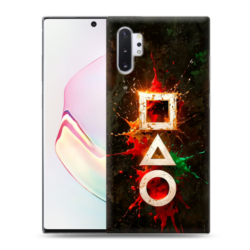 Силиконовый чехол на Samsung Galaxy Note 10 Plus с принтом Squid Game Игра кальмара Силиконовый чехол на Samsung Galaxy Note 10 Plus с принтом Squid Game Игра кальмара