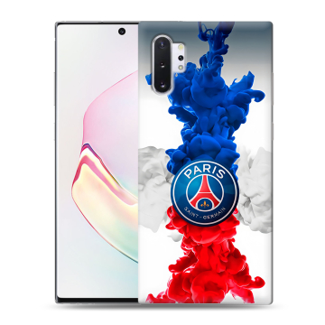 Силиконовый чехол на Samsung Galaxy Note 10 Plus с принтом PSG ПСЖ Силиконовый чехол на Samsung Galaxy Note 10 Plus с принтом PSG ПСЖ