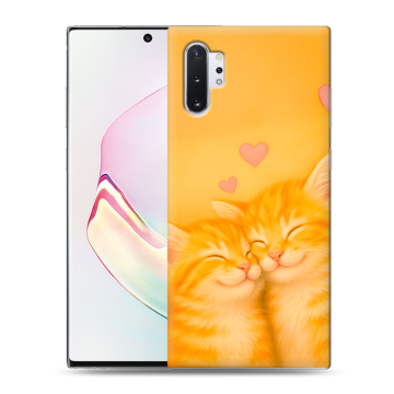 Силиконовый чехол на Samsung Galaxy Note 10 Plus с принтом Милые котята Силиконовый чехол на Samsung Galaxy Note 10 Plus с принтом Милые котята