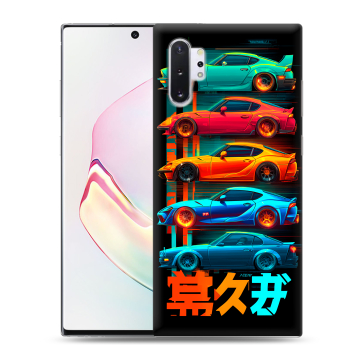 Силиконовый чехол на Samsung Galaxy Note 10 Plus с принтом машины тачки Силиконовый чехол на Samsung Galaxy Note 10 Plus с принтом машины тачки