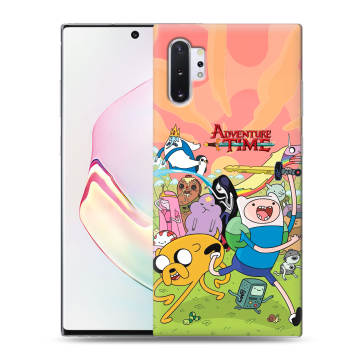 Силиконовый чехол на Samsung Galaxy Note 10 Plus с принтом Adventure time Время приключений Силиконовый чехол на Samsung Galaxy Note 10 Plus с принтом Adventure time Время приключений