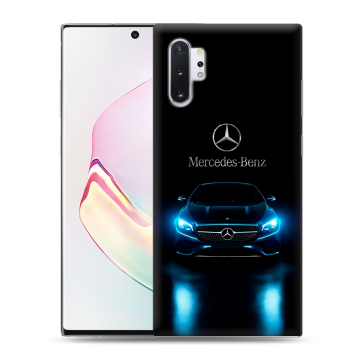 Силиконовый чехол на Samsung Galaxy Note 10 Plus с принтом Mercedes Мерседес Силиконовый чехол на Samsung Galaxy Note 10 Plus с принтом Mercedes Мерседес