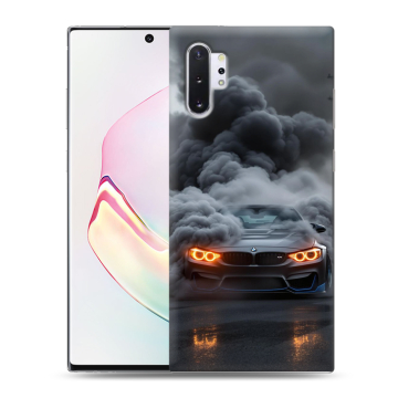 Силиконовый чехол на Samsung Galaxy Note 10 Plus с принтом BMW БМВ