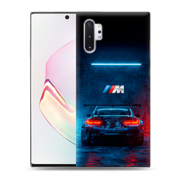 Силиконовый чехол на Samsung Galaxy Note 10 Plus с принтом BMW БМВ Силиконовый чехол на Samsung Galaxy Note 10 Plus с принтом BMW БМВ