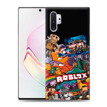 Силиконовый чехол на Samsung Galaxy Note 10 Plus с принтом Roblox Роблокс Силиконовый чехол на Samsung Galaxy Note 10 Plus с принтом Roblox Роблокс