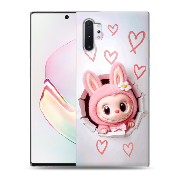 Силиконовый чехол на Samsung Galaxy Note 10 Plus с принтом Labubu Лабубу Силиконовый чехол на Samsung Galaxy Note 10 Plus с принтом Labubu Лабубу