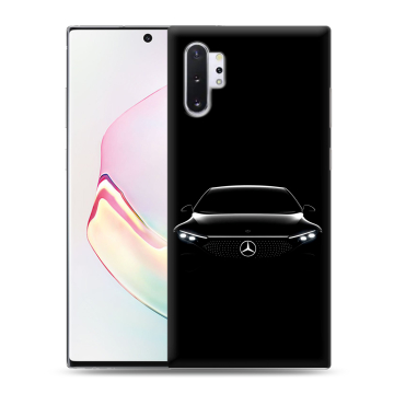 Силиконовый чехол на Samsung Galaxy Note 10 Plus с принтом Mercedes Мерседес Силиконовый чехол на Samsung Galaxy Note 10 Plus с принтом Mercedes Мерседес
