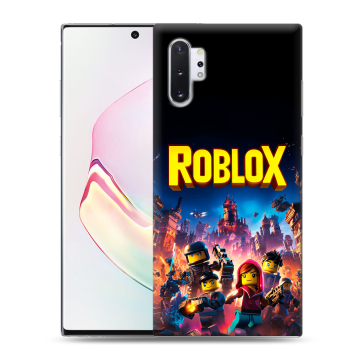 Силиконовый чехол на Samsung Galaxy Note 10 Plus с принтом Roblox Роблокс Силиконовый чехол на Samsung Galaxy Note 10 Plus с принтом Roblox Роблокс